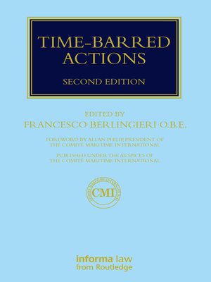 cover image of Time-barred Actions